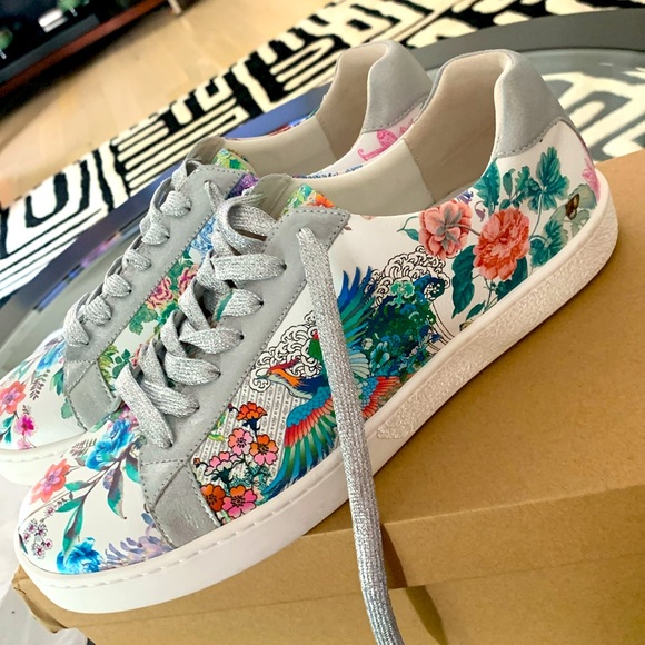 Womens JOHNNY WAS dreamer sneaker Sz10 - Picture 3 of 9